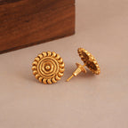 Cute elegant antique gold necklace set for women