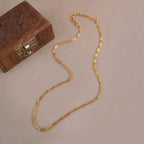 Beautiful sleek gold plated chain