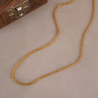 Plain gold plated chain