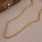 Gold plated link chain