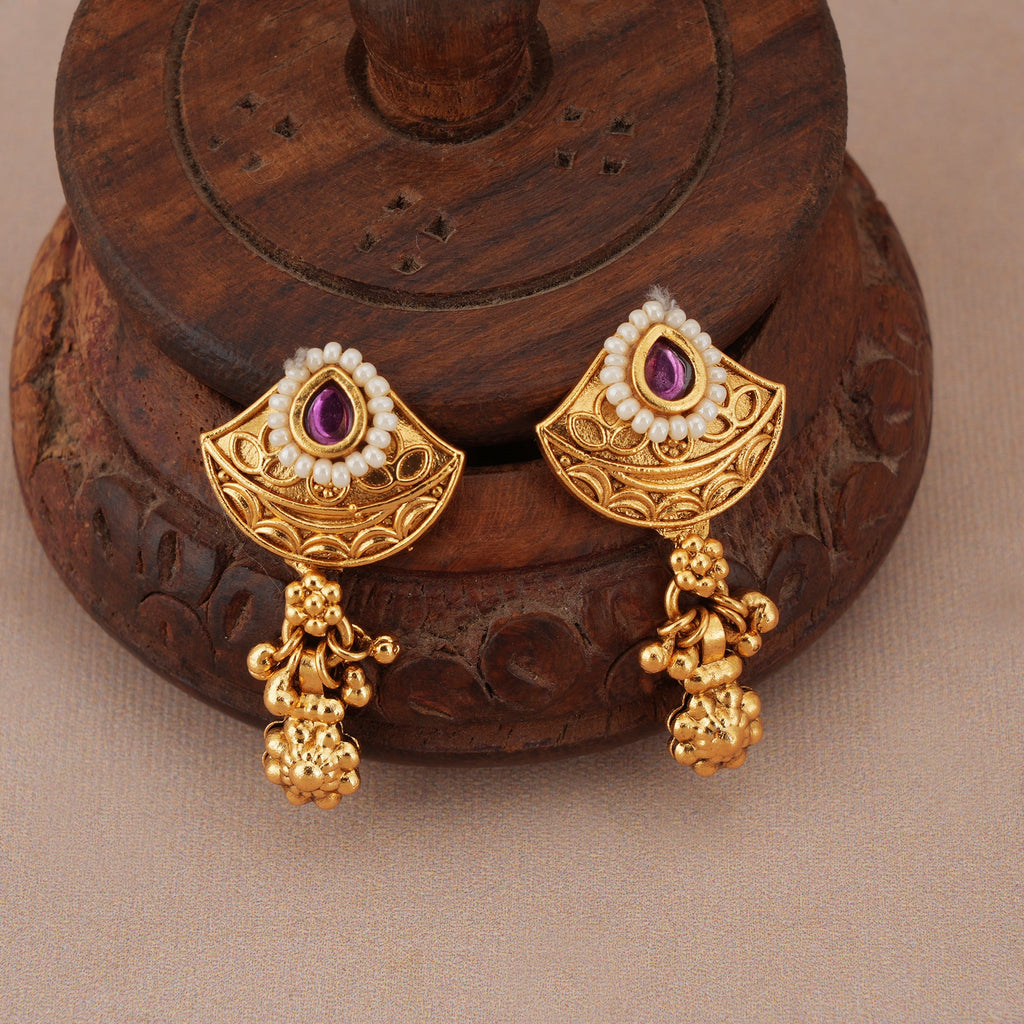Beautiful antique gold royal chandrika mangalsutra set